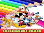 Carte de colorat pentru Mickey Mouse